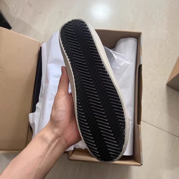 Golden Goose Women's Sneakers in White and Pink Glitter - Picture 5 of 5